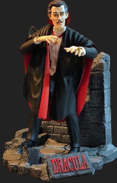 House of DraculaJohn Carradine Replacement HeadPlus Dracula Replacement Resin Base
Sculpted by Jeff Yagher
Scale/Size: 1:8
Modeler: Charles Lindberg
View This Item In The Website Carradine.jpg