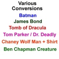 Conversions