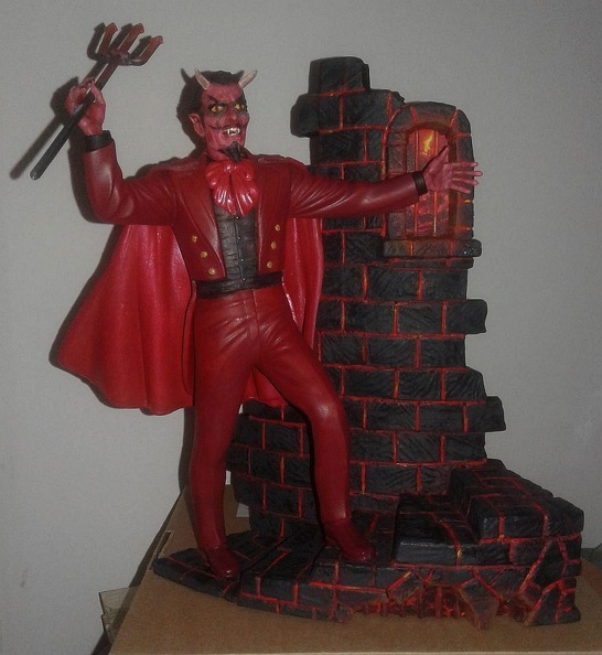 Satan Kitbash
Head Sculpted by: Ray Santoleri
Scale/Size: 1:8
Modeler: Steve Mollett
*Modeler's Note: Modified Tomb of Dracula head onPhantom body and Ghost of Castle Mere base.
View This Item In The Website Galler623.jpg